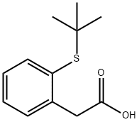 [2-(TERT-BUTYLSULFANYL)PHENYL]ACETIC ACID Struktur