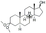 5-ALPHA-ANDROSTAN-17-BETA-OL-3-ONE DIMETHYL KETAL Struktur