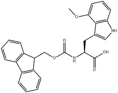 FMOC-5-METHOXY-L-TRYPTOPHAN Struktur