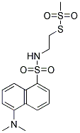 DANSYLAMIDOETHYL METHANETHIOSULFONATE Struktur