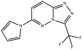 6-(1H-PYRROL-1-YL)-3-(TRIFLUOROMETHYL)[1,2,4]TRIAZOLO[4,3-B]PYRIDAZINE Struktur