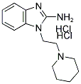 1-(2-PIPERIDIN-1-YL-ETHYL)-1H-BENZOIMIDAZOL-2-YL-AMINE DIHYDROCHLORIDE Struktur