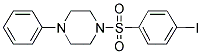 4-IODO-1-((4-PHENYLPIPERAZINYL)SULFONYL)BENZENE Struktur