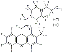 CIS-(Z)-FLUPENTHIXOL DIHYDROCHLORIDE, [3H(G)] Struktur