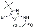 N-(5-BROMO-4-TERT-BUTYL-1,3-THIAZOL-2-YL)-2-CHLOROACETAMIDE Struktur