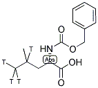 N-CBZ-L-LEUCINE, [LEU 4,5-3H] Struktur