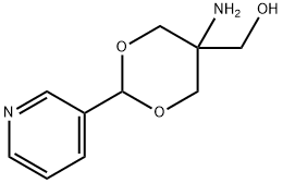 (5-AMINO-2-PYRIDIN-3-YL-1,3-DIOXAN-5-YL)METHANOL Struktur