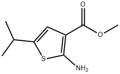 2-AMINO-5-ISOPROPYL-THIOPHENE-3-CARBOXYLIC ACID METHYL ESTER|2-氨基-5-異丙基噻吩-3-甲酸甲酯