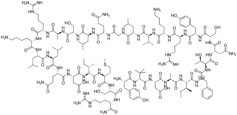 [D-TLE2]-GRF (1-29) AMIDE, HUMAN Struktur