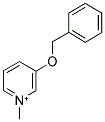 3-(BENZYLOXY)-1-METHYLPYRIDINIUM Struktur