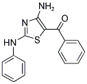 (4-AMINO-2-ANILINO-1,3-THIAZOL-5-YL)(PHENYL)METHANONE Struktur