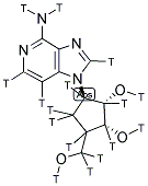 3-DEAZANEPLANOCIN, [3H]- Struktur