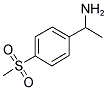 ALPHA-METHYL-4-(METHYLSULFONYL)BENZYLAMINE Struktur