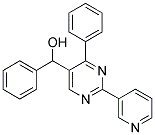 A, 4-DIPHENYL-2-(PYRIDIN-3-YL)-5-PYRIMIDINEMETHANOL Struktur