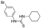 N-(4-BROMOPHENYL)-N'-CYCLOHEXYLTHIOUREA Struktur