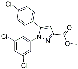 METHYL 5-(4-CHLOROPHENYL)-1-(3,5-DICHLOROPHENYL)-1H-PYRAZOLE-3-CARBOXYLATE Struktur