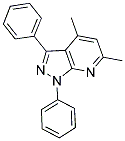 4,6-DIMETHYL-1,3-DIPHENYL-1H-PYRAZOLO[3,4-B]PYRIDINE Struktur