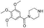 1-(3,4,5-TRIMETHOXYBENZOYL) PIPERAZINE, 53342-13-5, 結(jié)構(gòu)式