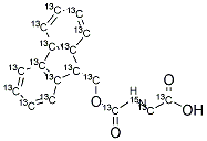 FMOC-GLY-OH [U-13C-15N] Struktur