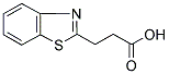 3-BENZOTHIAZOL-2-YL-PROPIONIC ACID Struktur