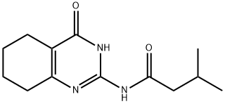 3-METHYL-N-(4-OXO-3,4,5,6,7,8-HEXAHYDRO-2-QUINAZOLINYL)BUTANAMIDE Struktur