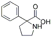 2-PHENYL-PYRROLIDINE-2-CARBOXYLIC ACID Struktur