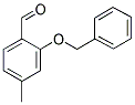 2-(BENZYLOXY)-4-METHYLBENZALDEHYDE Struktur