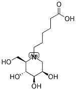 N-5-CARBOXYPENTYL-DEOXYMANNOJIRIMYCIN Struktur