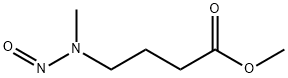 N-NITROSO-N-METHYL-4-AMINOBUTYRIC ACID, METHYL ESTER Struktur