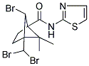 N1-(1,3-THIAZOL-2-YL)-6-BROMO-4-(DIBROMOMETHYL)-5,5-DIMETHYLBICYCLO[2.1.1]HEXANE-1-CARBOXAMIDE Struktur