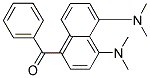 [4,5-BIS(DIMETHYLAMINO)-1-NAPHTHYL](PHENYL)METHANONE Struktur