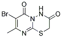 7-BROMO-8-METHYL-2H,6H-PYRIMIDO[2,1-B][1,3,4]THIADIAZINE-3,6(4H)-DIONE Struktur