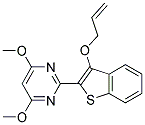 2-(3-ALLYLOXYBENZOTHIOPHEN-2-YL)-4,6-DIMETHOXYPYRIMIDINE Struktur