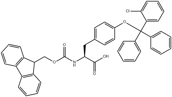 FMOC-TYR(2-CLTRT)-OH Struktur