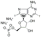 ADENOSINE-2,8-3H 5'-MONOPHOSPHATE DIAMMONIUM SALT Struktur