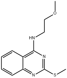 N-(2-METHOXYETHYL)-2-(METHYLSULFANYL)-4-QUINAZOLINAMINE Struktur