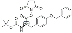 BOC-D-TYR(BZL)-OSU Struktur