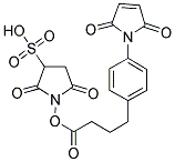 SULPHOSUCCINIMIDYL 4-(4-MALEIMIDOPHENYL)BUTYRATE Struktur