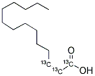 MYRISTIC ACID (1,2,3-13C3) Struktur