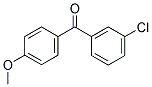 3-CHLORO-4'-METHOXYBENZOPHENONE Struktur