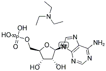 ADENOSINE 5'-[32P]MONOPHOSPHATE, TRIETHYLAMMONIUM SALT Struktur