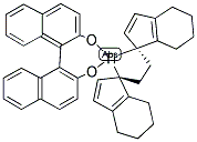 [(S,S)-ETHYLENEBIS(4,5,6,7-TETRAHYDRO-1-INDENYL)]TITANIUM(IV) (S)-1,1-BINAPHTHYL-2,2-DIOLATE Struktur