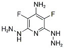 4-AMINO-3,5-DIFLUORO-2,6-DIHYDRAZINOPYRIDINE Struktur