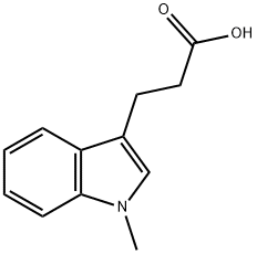 3-(1-METHYL-1H-INDOL-3-YL)-PROPIONIC ACID Struktur