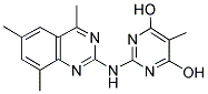 5-METHYL-2-[(4,6,8-TRIMETHYLQUINAZOLIN-2-YL)AMINO]PYRIMIDINE-4,6-DIOL Struktur