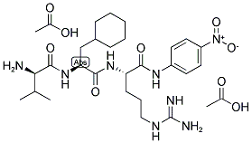 H-D-VAL-CHA-ARG-PNA 2ACOH Struktur