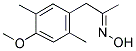 2,5-DIMETHYL-4-METHOXYPHENYLACETONE OXIME Struktur