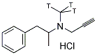 DEPRENYL HYDROCHLORIDE, [N-METHYL-3H] Struktur