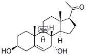 5-PREGNEN-3-BETA,7-ALPHA-DIOL-20-ONE Struktur