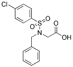 [BENZYL-(4-CHLORO-BENZENESULFONYL)-AMINO]-ACETIC ACID Struktur